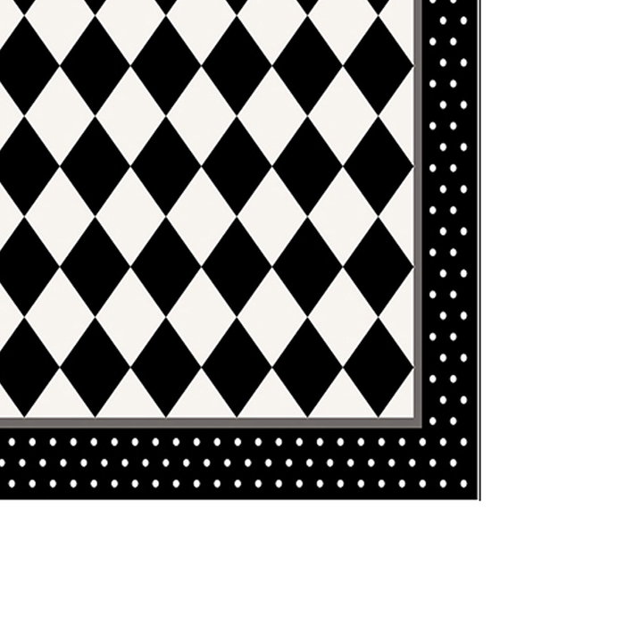 Mijölnir Juego de alfombras de baño Blanco y Negro (2 piezas) Mijölnir Juego de alfombras de baño Blanco y Negro (2 piezas)
